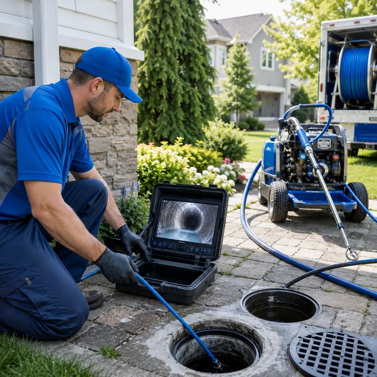 Outdoor drain cleaning professionals serving Port Neches, TX