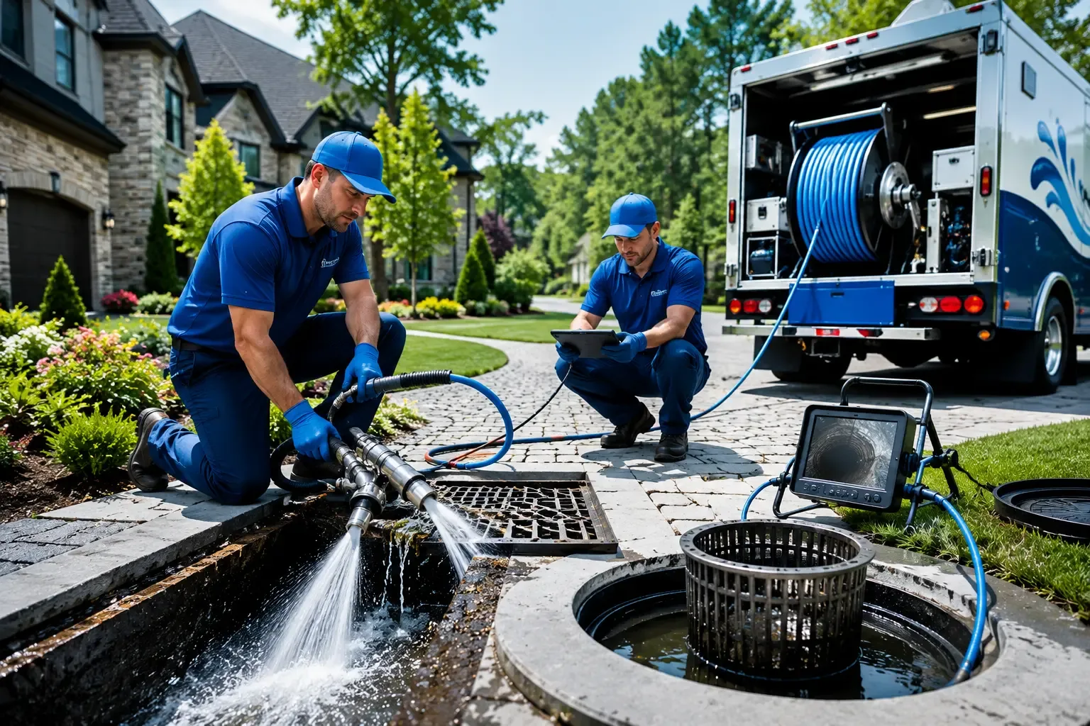 Local outdoor drain cleaning professionals in Port Neches, TX